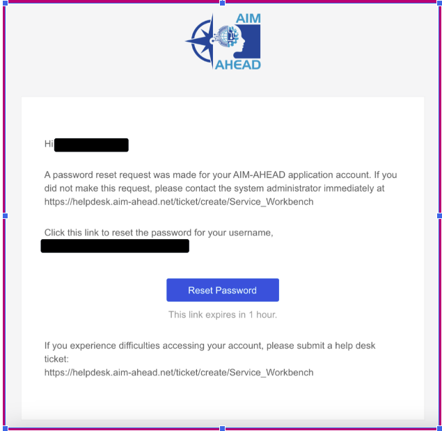 Account Password Reset